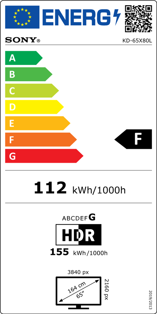 Sony FWD-65X80L Modèle 2023