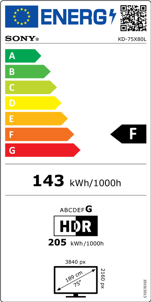 Sony FWD-75X80L Modèle 2023