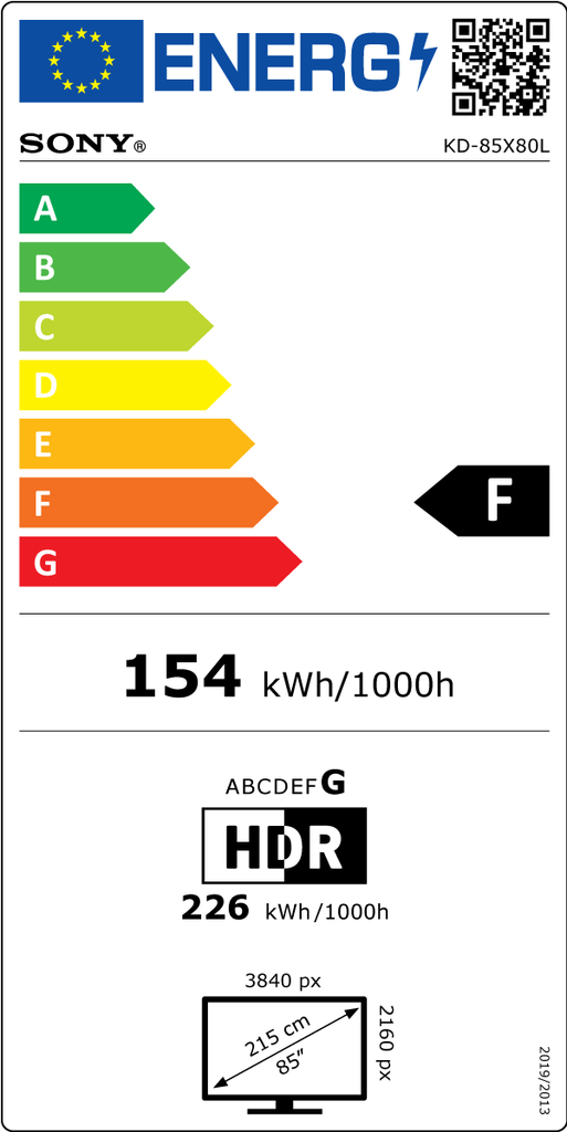 Sony FWD-85X80L Modèle 2023