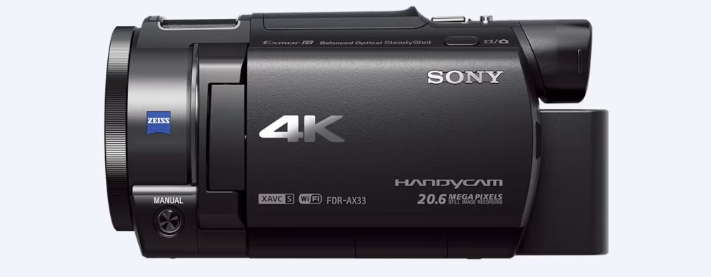 Sony FDR-AX33 Camescope 4K avec capteur CMOS Exmor R®