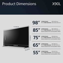 Sony XR-75X90L Modèle 2023