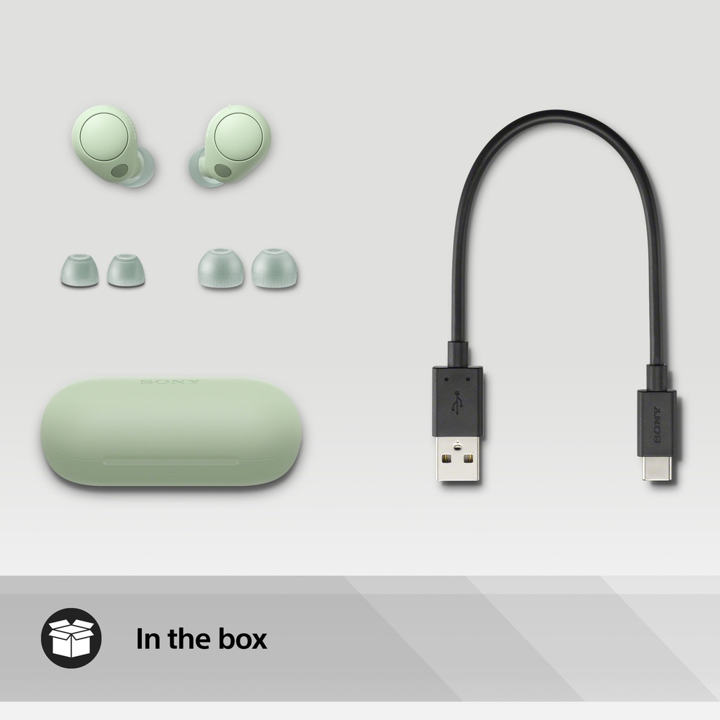 Sony WF-C700N Vert sauge Écouteurs sans fil à réduction de bruit