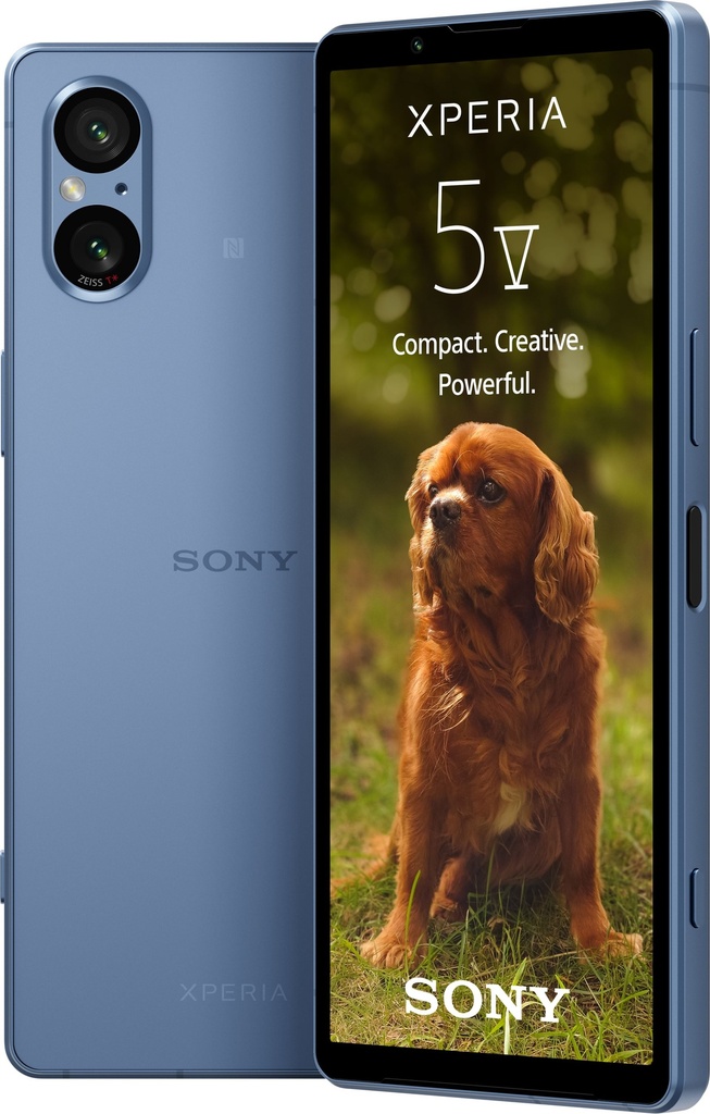 Sony Xperia 5 V 128 Go, Bleu, 6.10", Double SIM, 48 Mpx, 5G