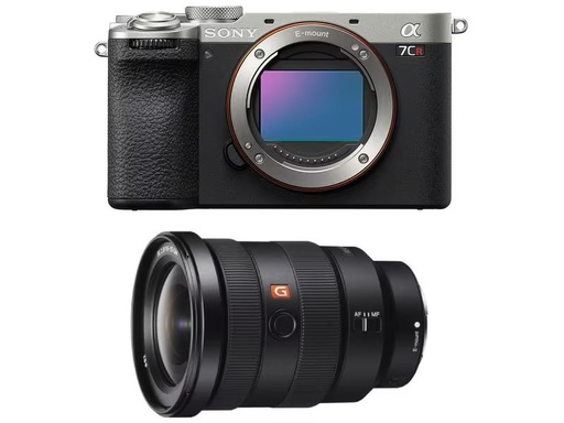 [ILCE7CRS.CEC + SEL1635GM.SYX] Sony Alpha 7CR Body Argenté + Objectif FE 16-35mm F/2.8 GM