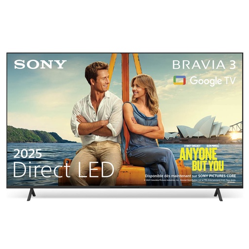 [K50S39B.CEI] Sony - Bravia 3 - 50", 4K, Direct LED, Google TV